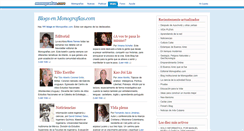 Desktop Screenshot of blogs.monografias.com