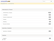 Tablet Screenshot of m.monografias.com